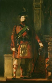 Король Георг IV в тартане Royal Stewart. | Фото: .