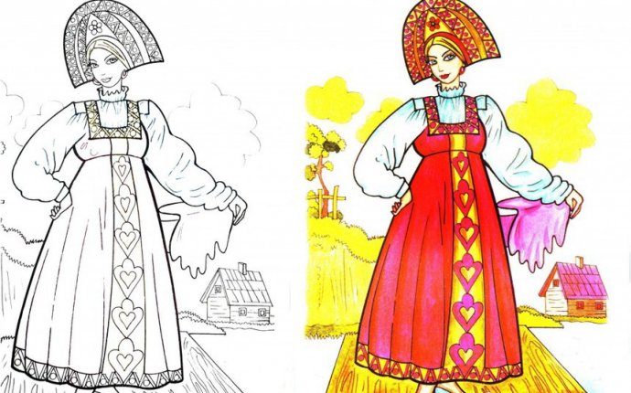 Белорусская Национальная Одежда Рисунки