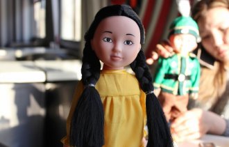 Якутские куклы заговорили на родном языке, Фото с места события собственное